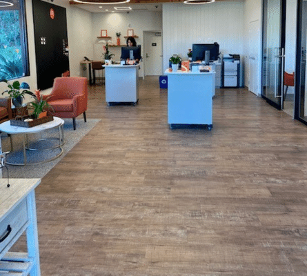 MyPoint Credit Union Carlsbad teller stations.